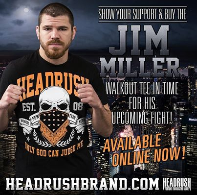 Футболка Headrush Jim Miller Fear None Walkout T-Shirt купить